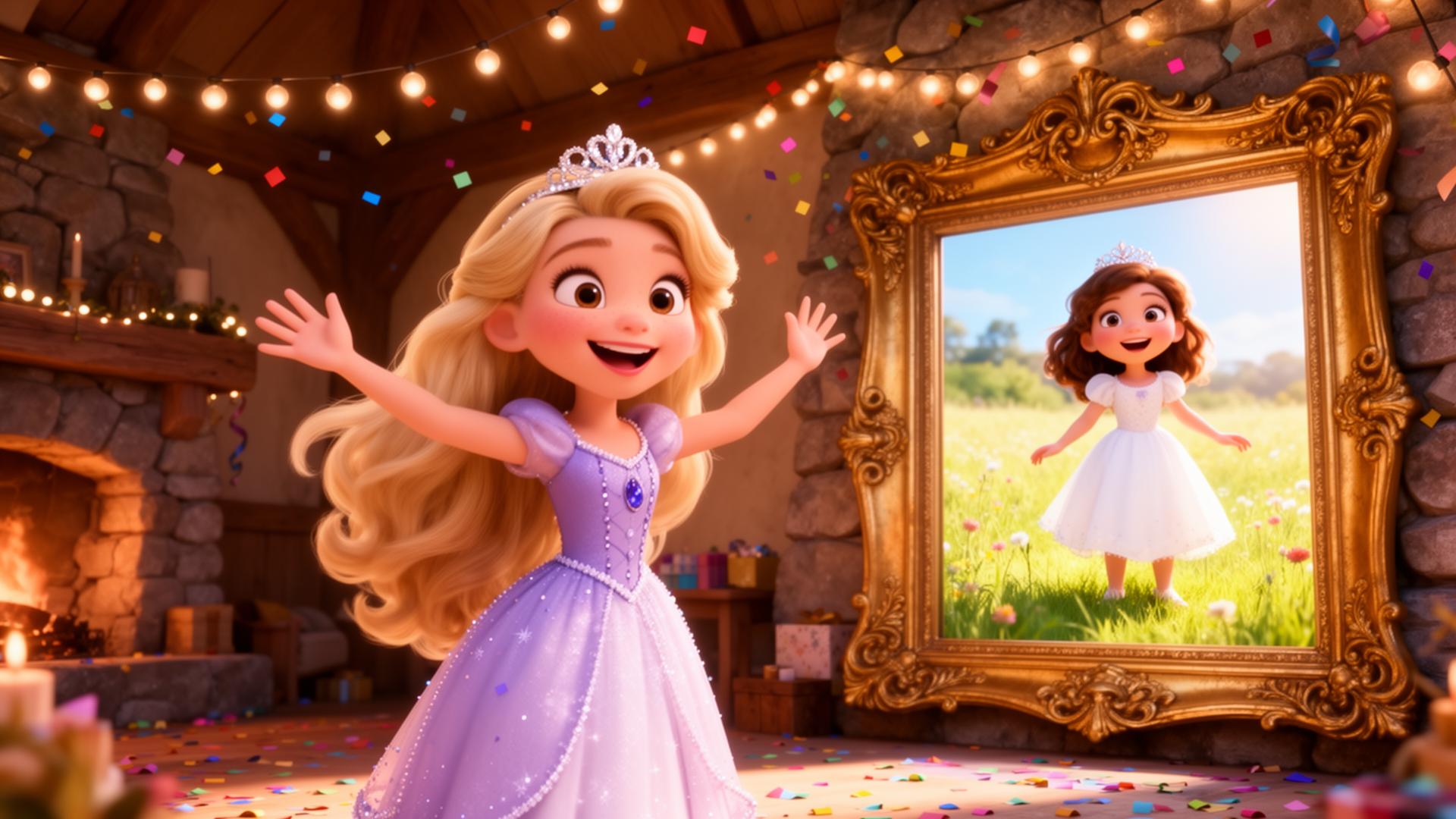 Vidéo d'anniversaire personnalisée avec votre personnage préféré